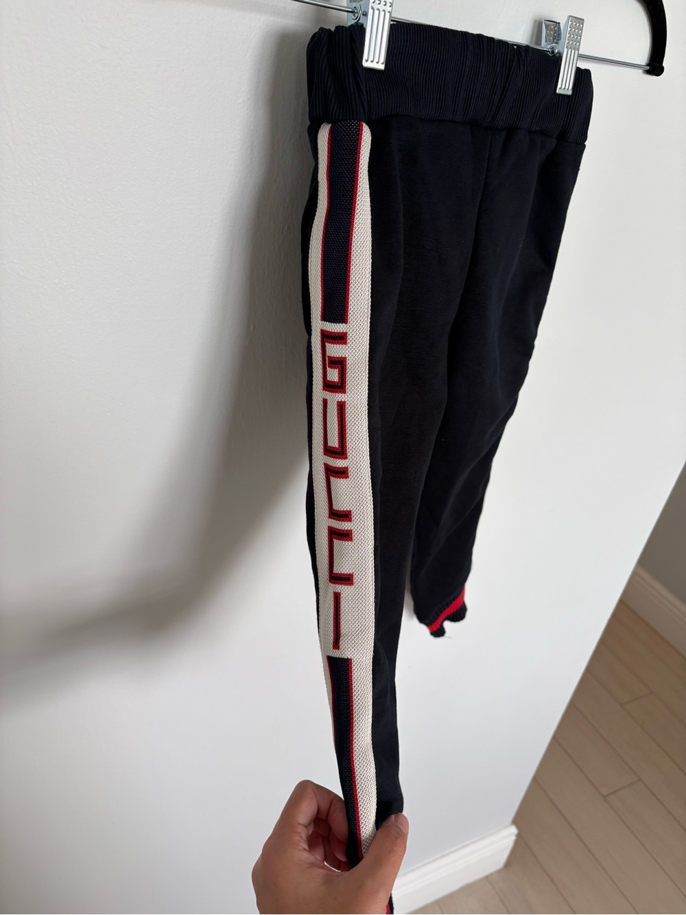 Gucci Knit Joggers with Side Logo